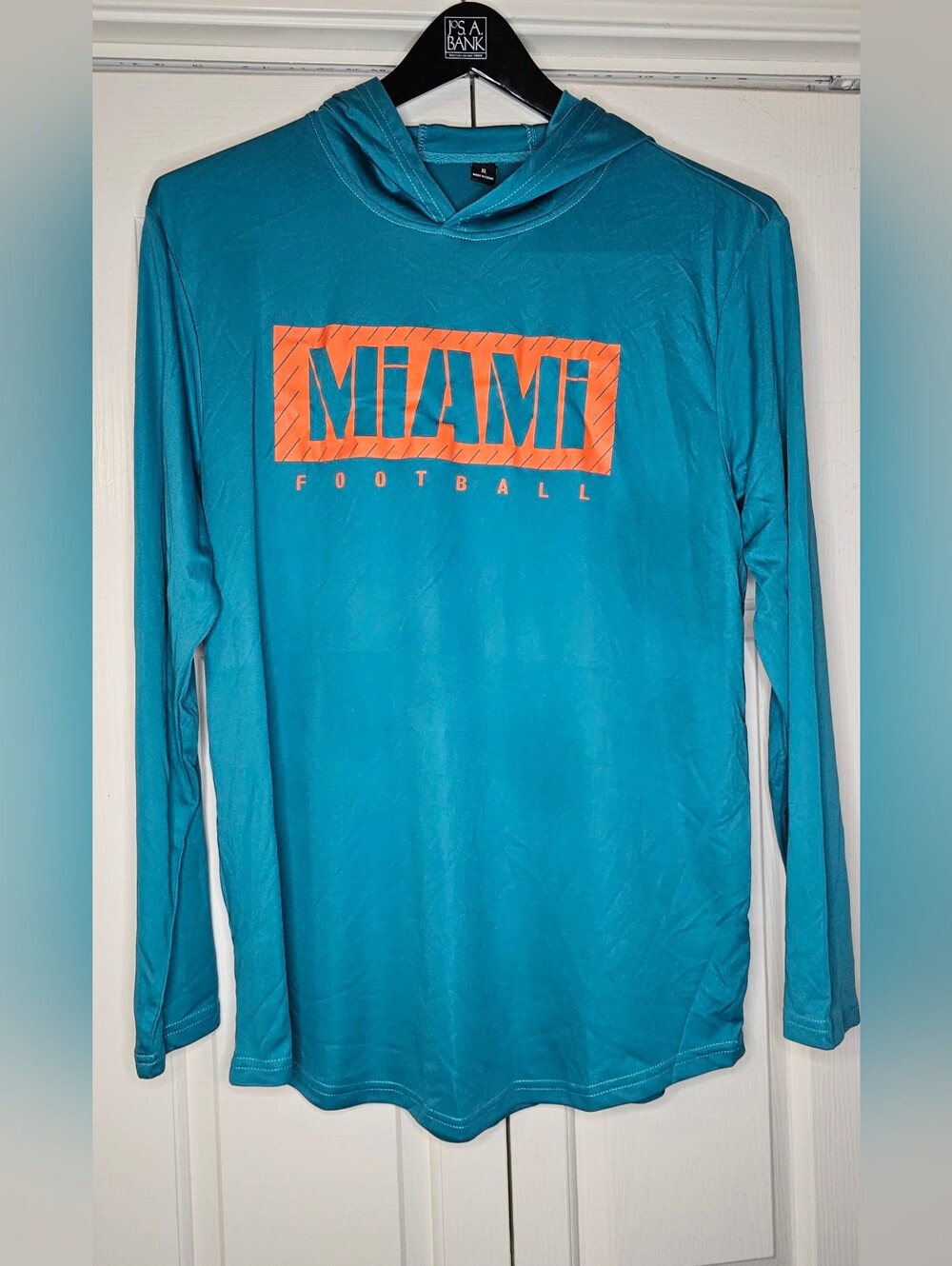 Miami Football Lightweight Hooded Pullover - Long Sleeve - XL